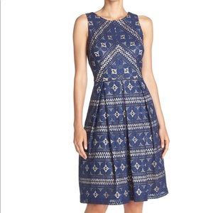 Eliza J lace fit & flare dress